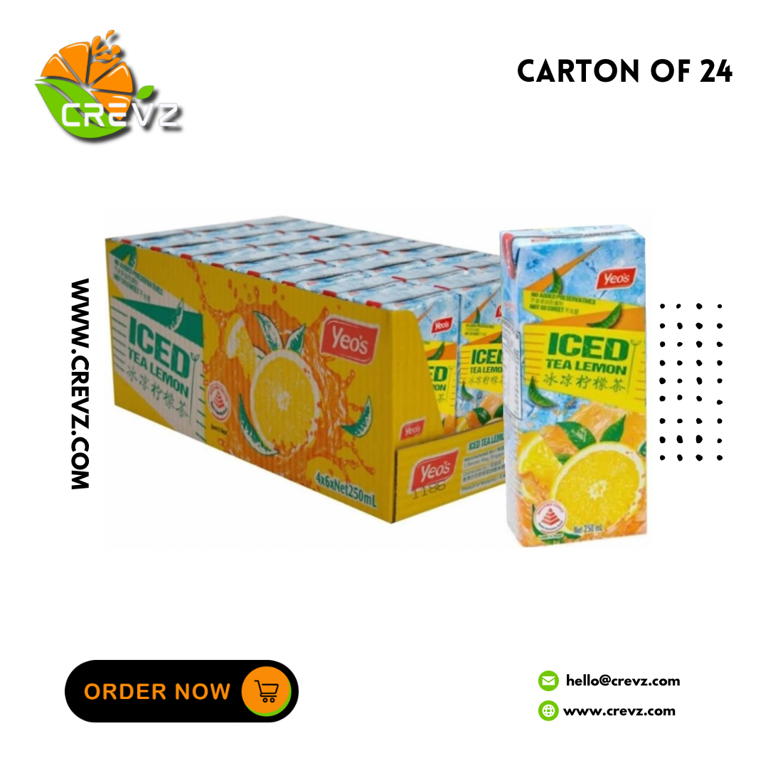 Yeo's Iced Lemon Tea Packet (6s x 4 x 250ml)