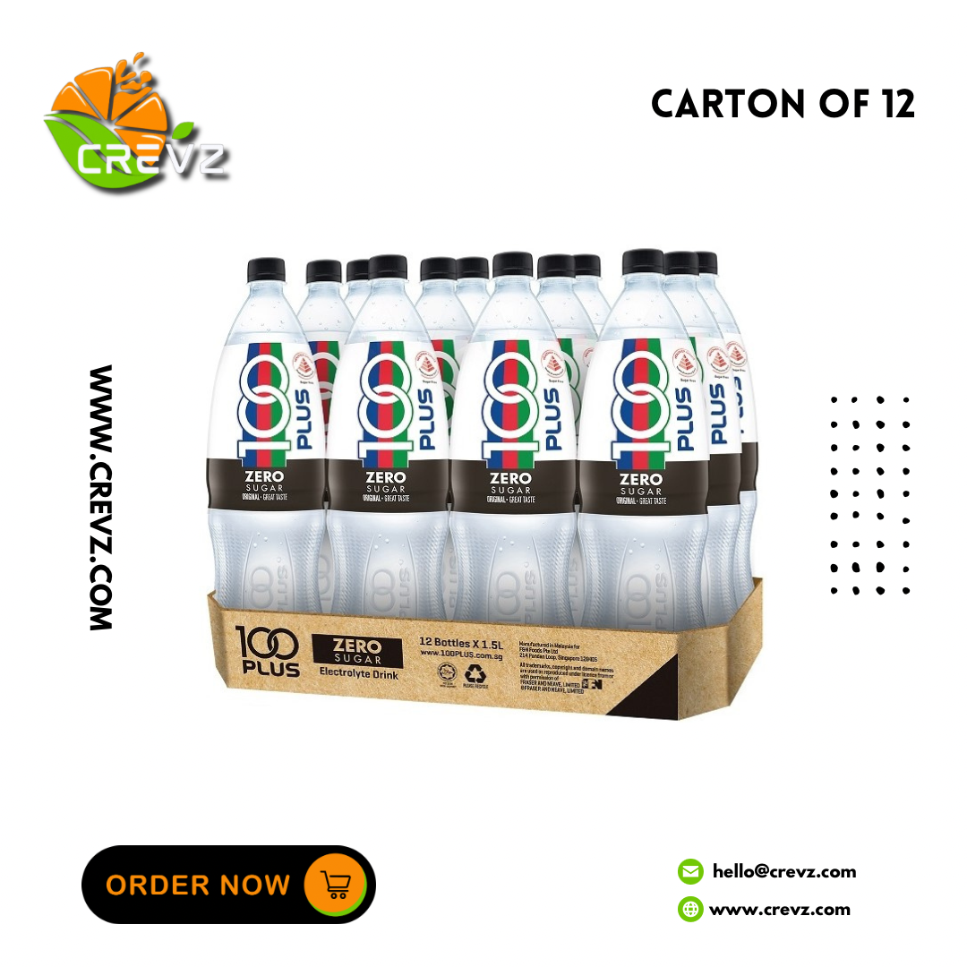 100 Plus Zero Bottle (1.5L x 12)