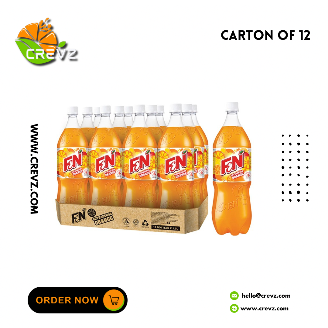 F&N Orange Bottle (1.5L x 12)