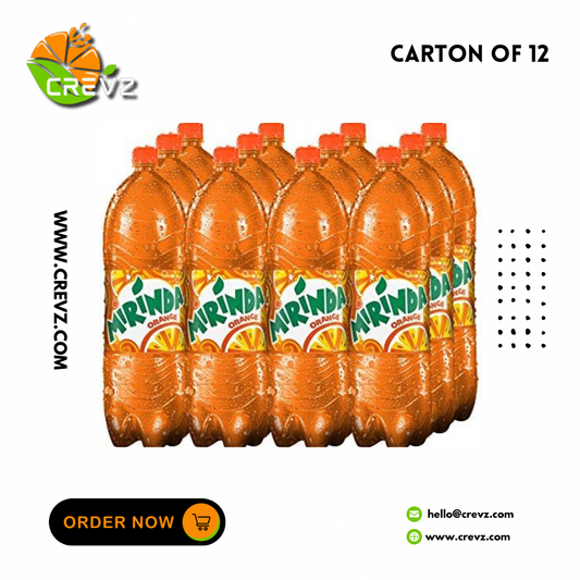 Mirinda Orange Bottle (1.5L x 12)