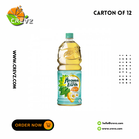 Heaven and Earth Mango Tea with Chamomile Bottle (1.5L x 12)