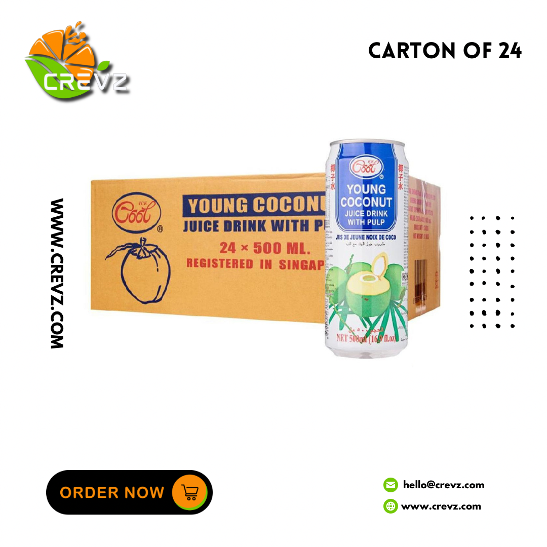 Cool Young Coconut Can (500ml x 24)