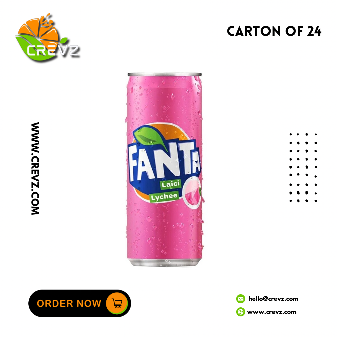 Fanta Lychee Can (320ml x 24)