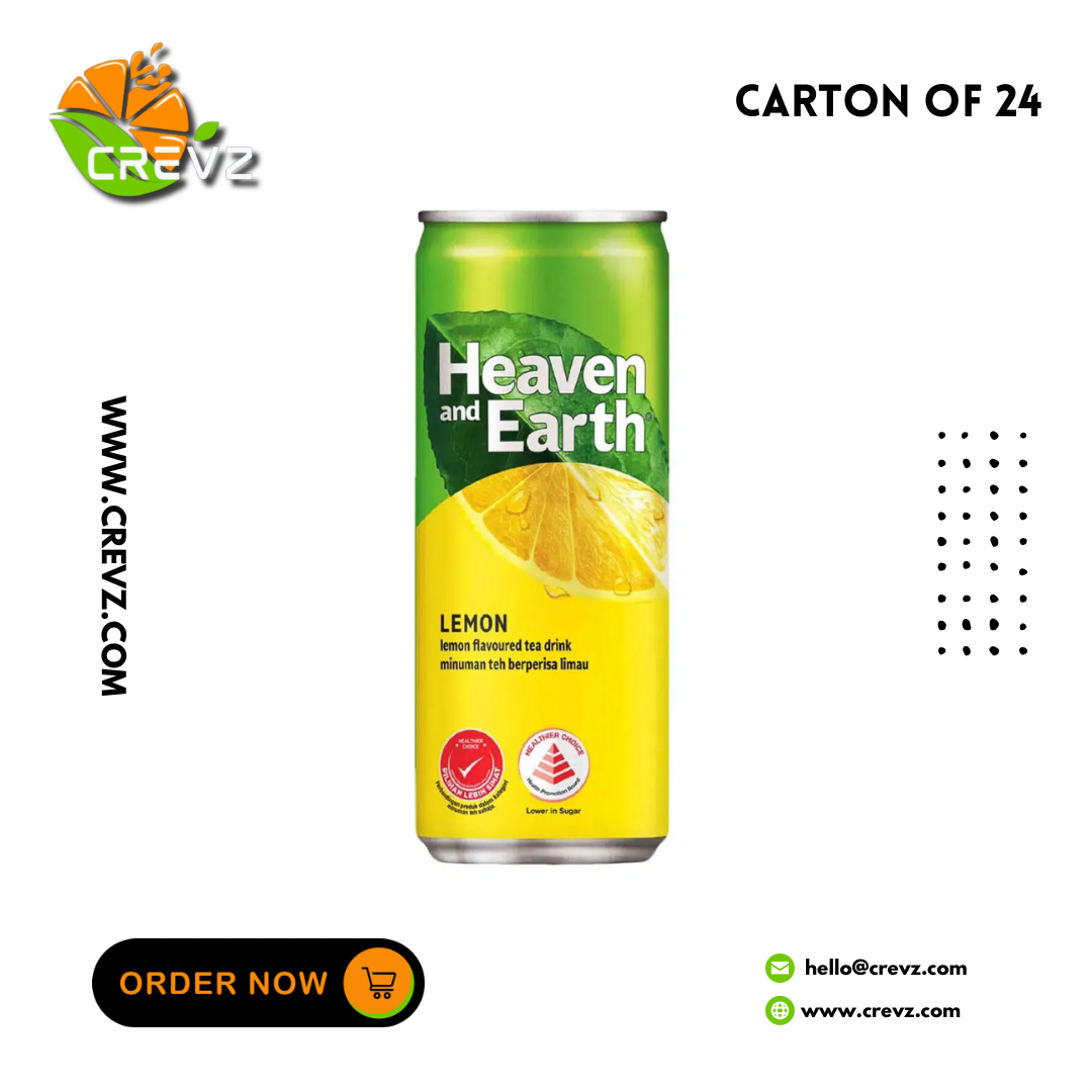 Heaven & Earth Ice Lemon Tea Can (300ml x 24 )