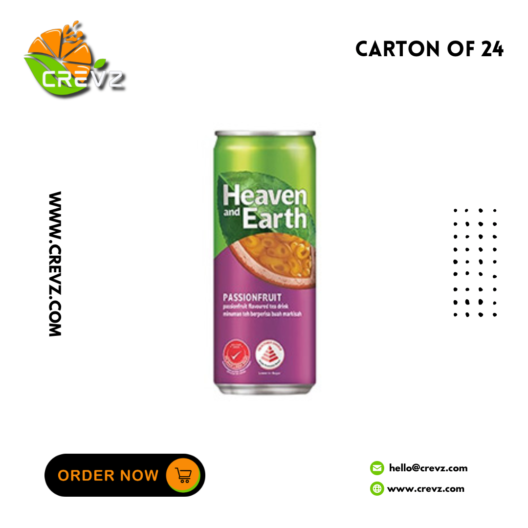 Heaven & Earth Passionfruit Can (300ml x 24 )