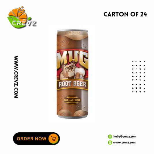 Mug Root beer Can (330ml x 24)