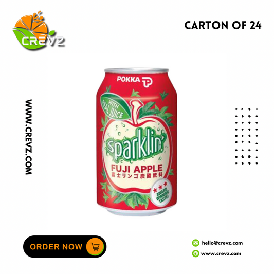 Pokka Fuji Apple Can (300ml x 24)