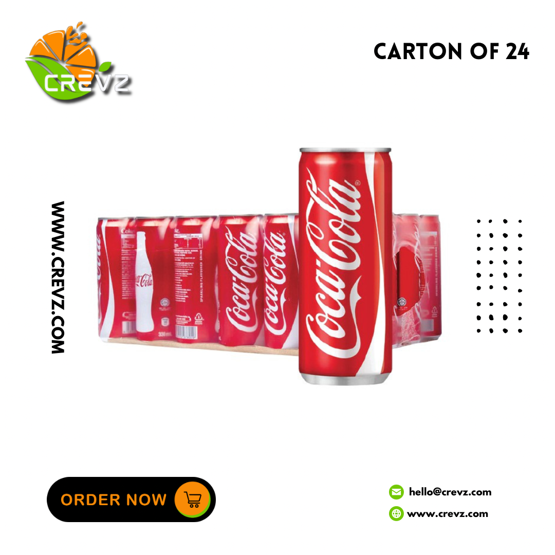 Coca Cola Original Taste Less Sugar Can (320ml x 24)