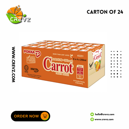 Pokka Carrot Juice Packet (6s x 4 x 250ml)