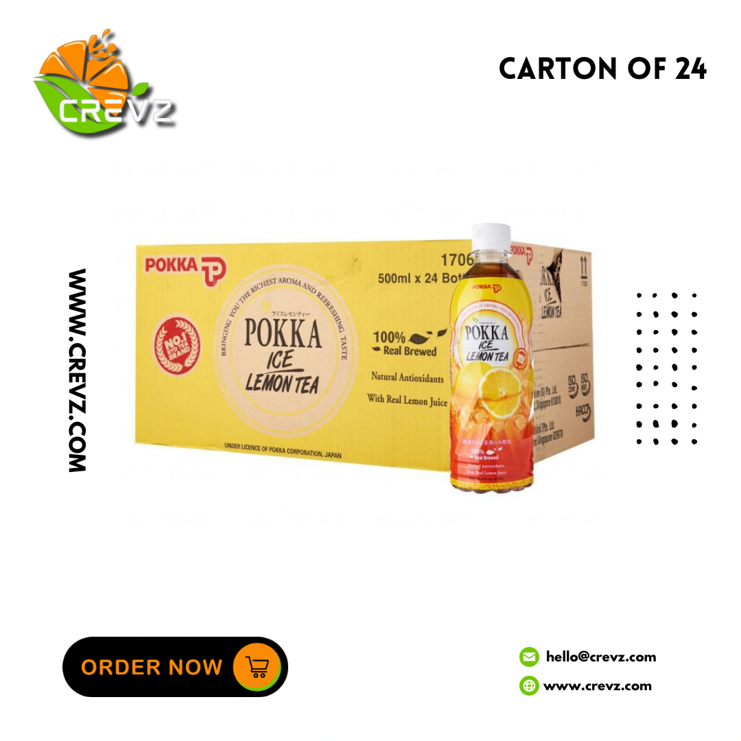 Pokka Ice Lemon Tea Bottle (500ml x 24)