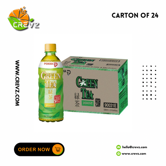 Pokka Jasmine Green Tea (500ml x 24)