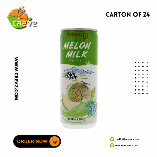 Pokka Melon Milk Can (240ml x 24)