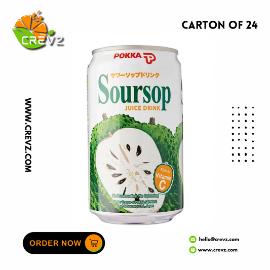 Pokka Soursop Can (300ml x 24)