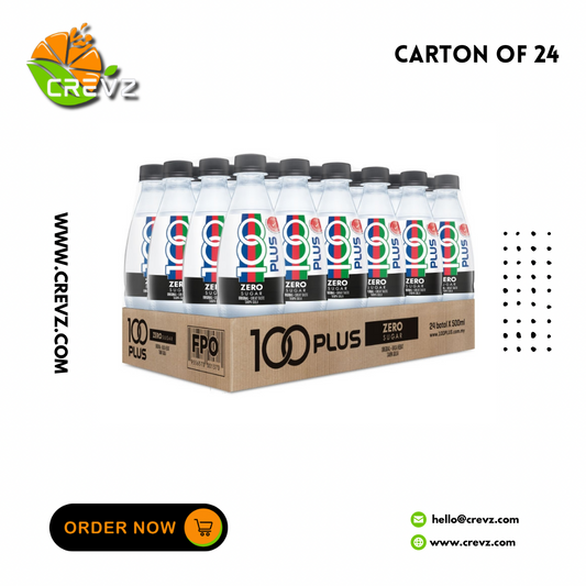 100 Plus Zero Bottle (500ml x 24)