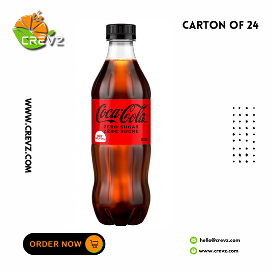 Coca Cola Zero Sugar Bottle (500ml x 24)