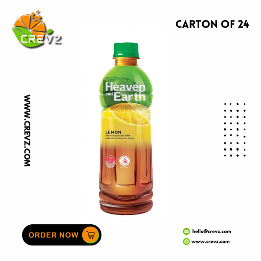 Heaven and Earth Ice Lemon Tea Bottle (500ml x 24)