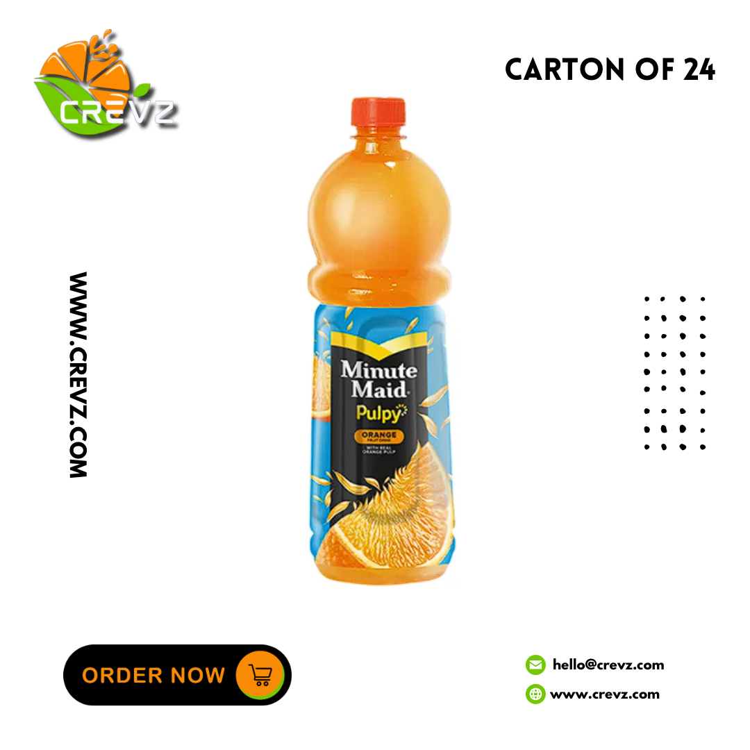 Minute Maid Pulpy Orange Bottle (300ml x 24)