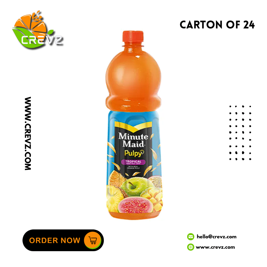 Minute Maid Pulpy Tropical Bottle (300ml x 24)