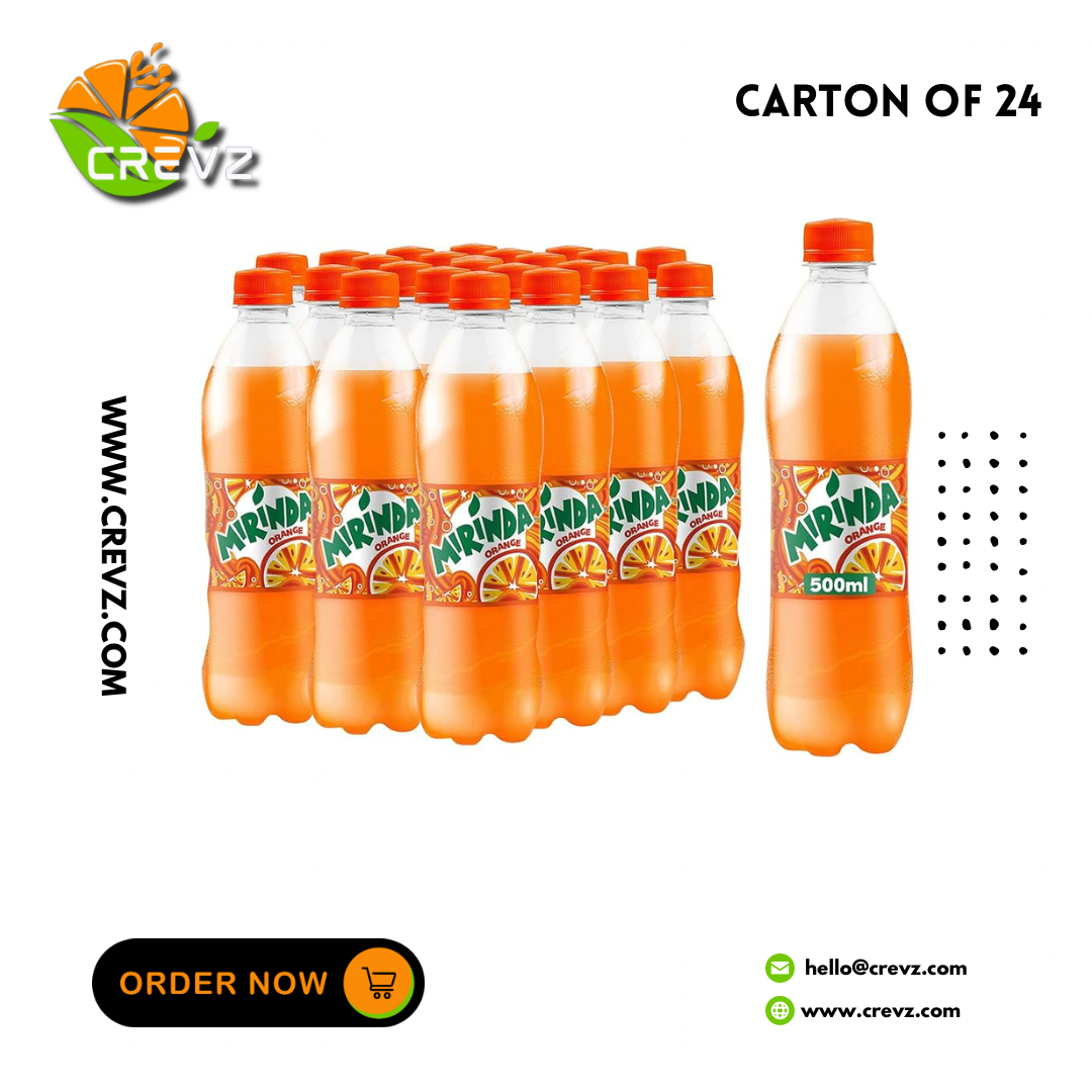 Mirinda Orange Bottle (500ml x 24)