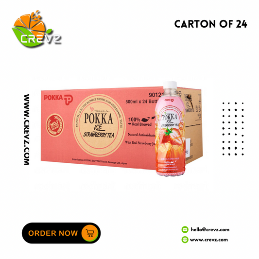 Pokka Ice Strawberry Tea (500ml x 24)