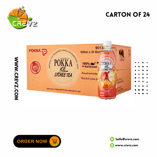 Pokka Lychee Tea Bottle (500ml x 24)