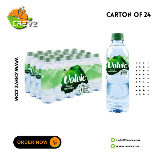 Volvic Mineral Water Bottle (500mlx24)