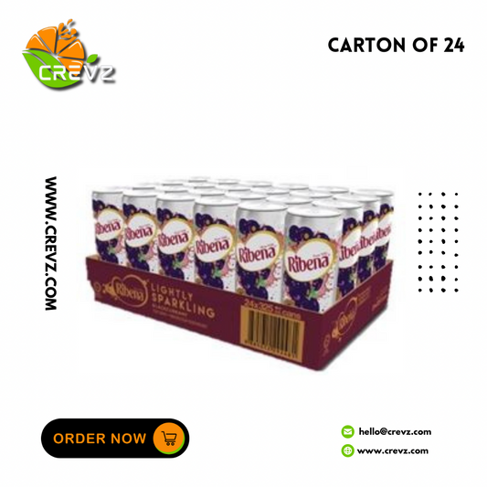 Ribena Sparkling Can (325ml x 24)