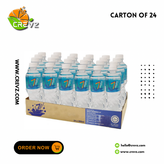 TRIPLE 7 Alkaline Water Drink (500ML x 24 bottles)